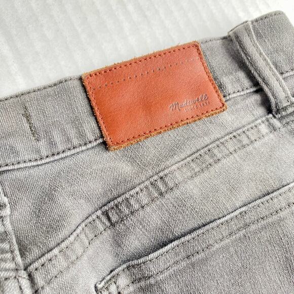 MADEWELL Jeans Skinny Gray Boulder Wash Stretch Ankle Length Mid Rise B0574 28 - Picture 7 of 8